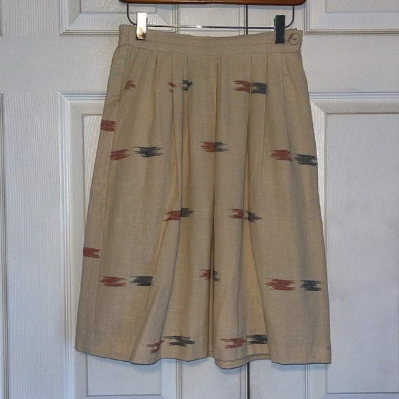 Anthropologie The Odell’s Berdine Ikat Printed Skirt - Picture 4 of 9